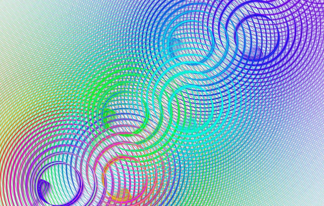 Photo wallpaper wave, line, pattern