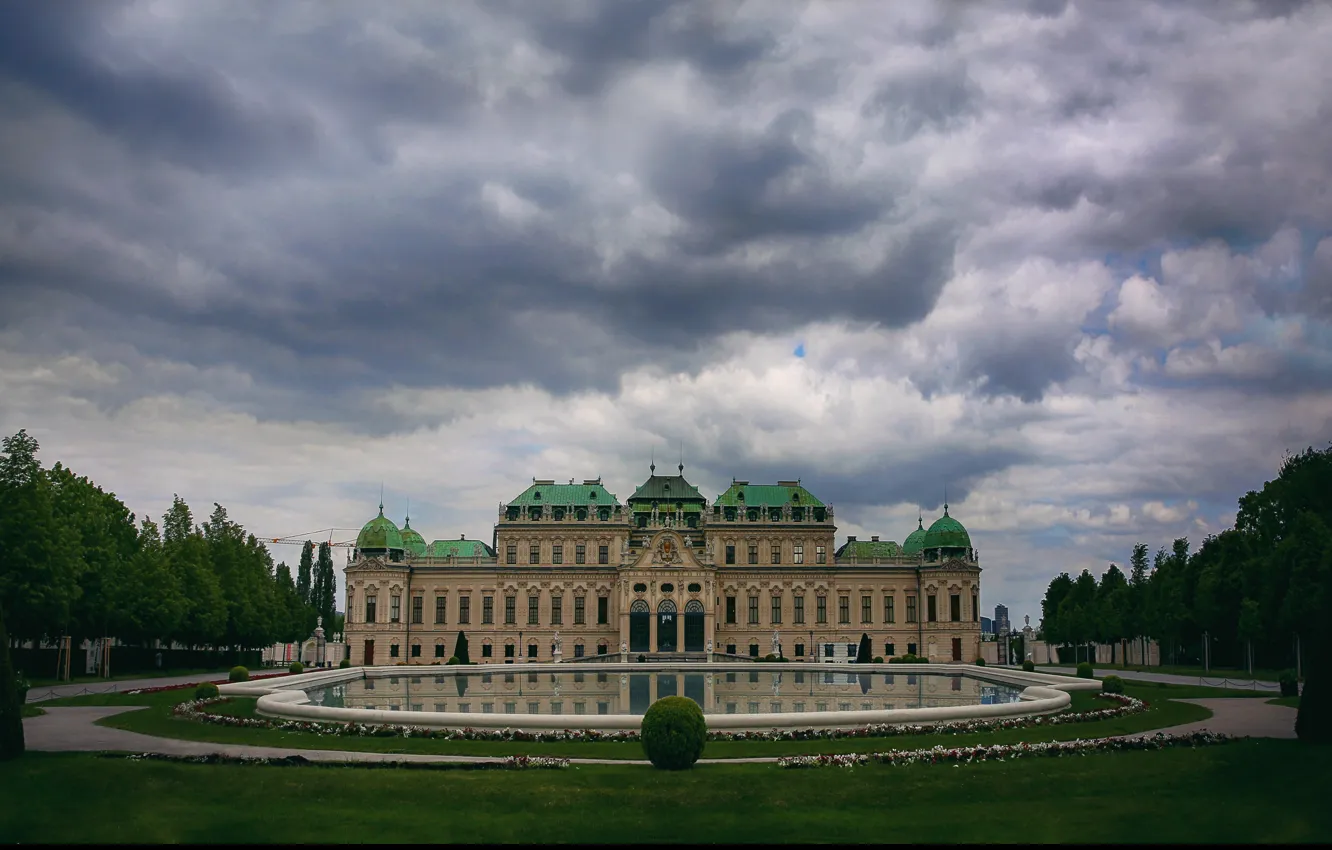 Photo wallpaper Austria, Vienna, Belvedere