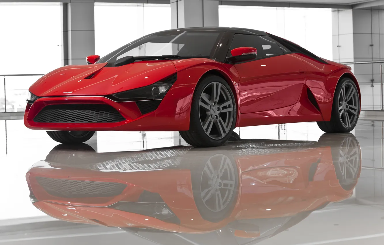 Photo wallpaper car, wallpaper, red, DC Design, Avanti