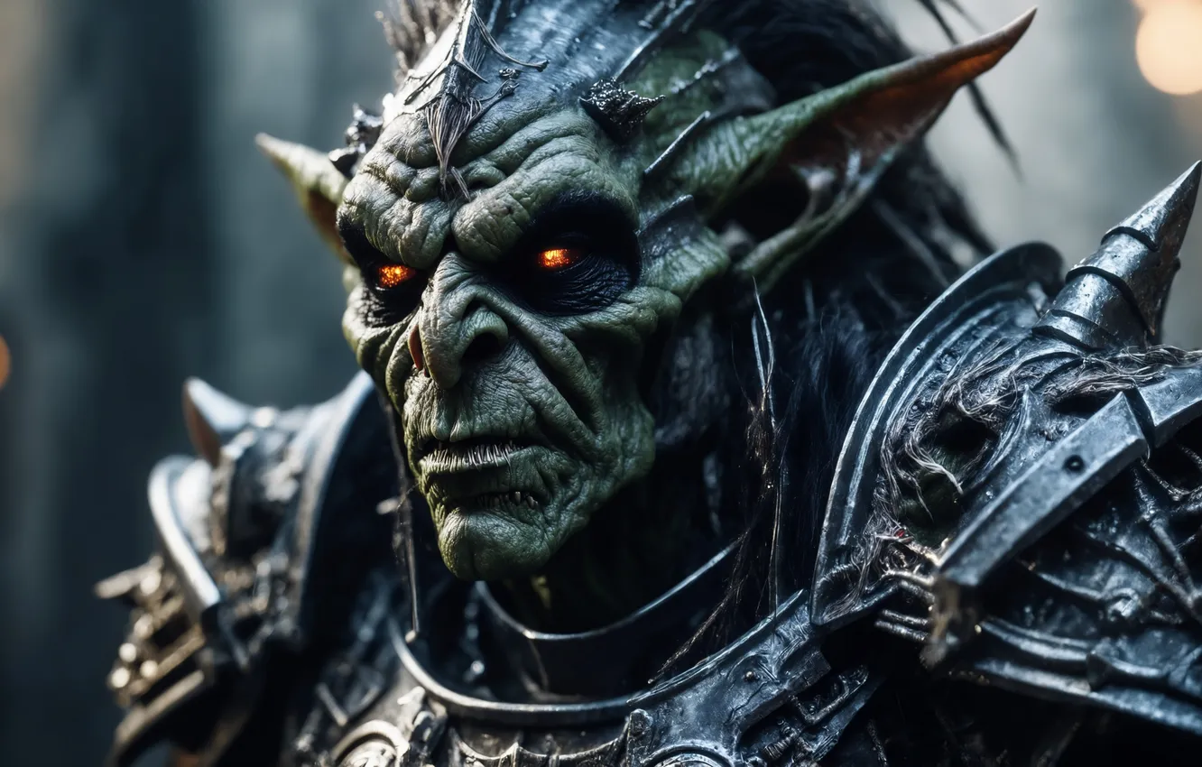 Photo wallpaper armor, fantasy, Orc