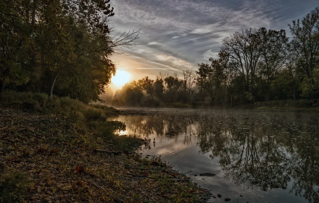 Photo wallpaper nature, overcast, the evening