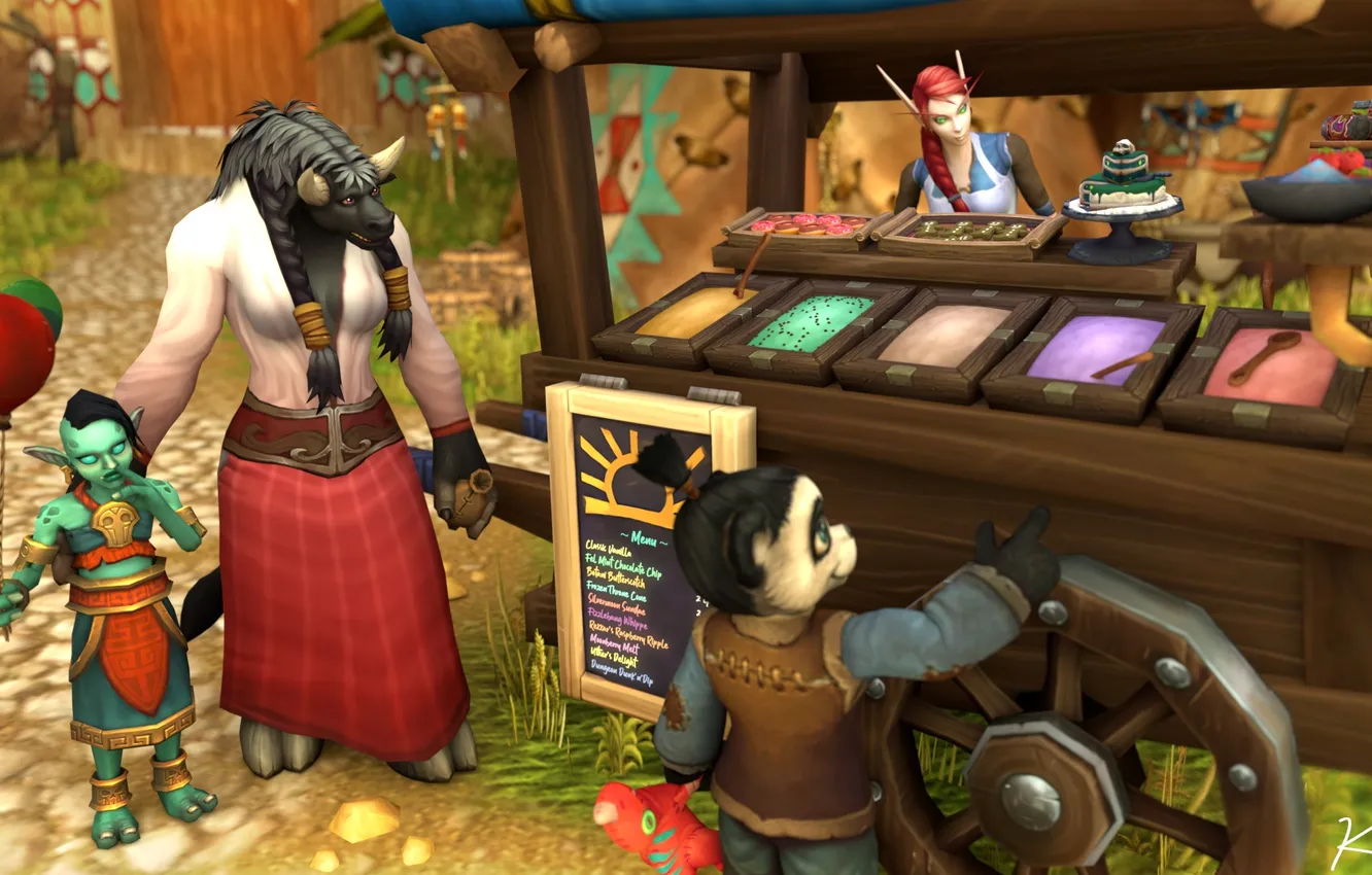 Photo wallpaper World of Warcraft, Blizzard Entertainment, tauren