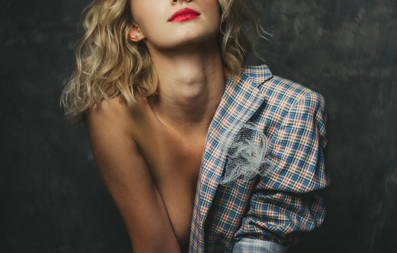 Photo wallpaper model, blonde, Cristina Venedict