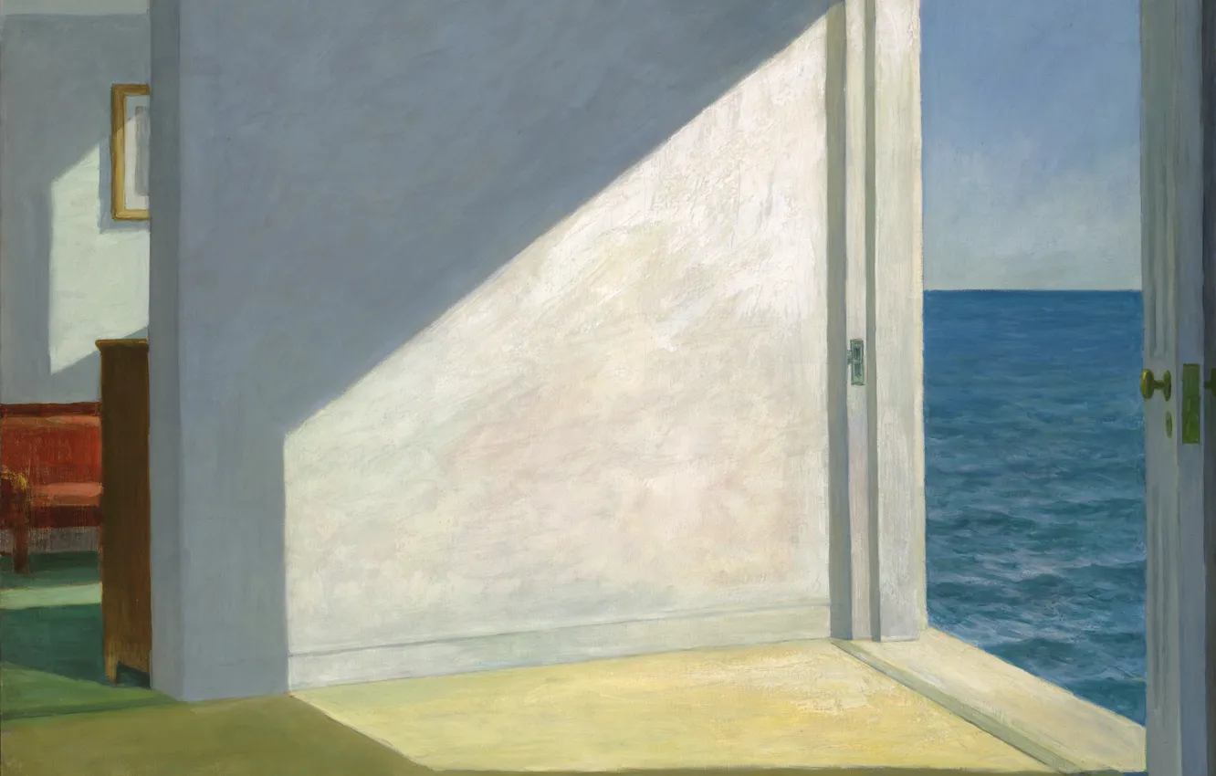 Photo wallpaper 1951, Edward Hopper, Rooms By The Sea