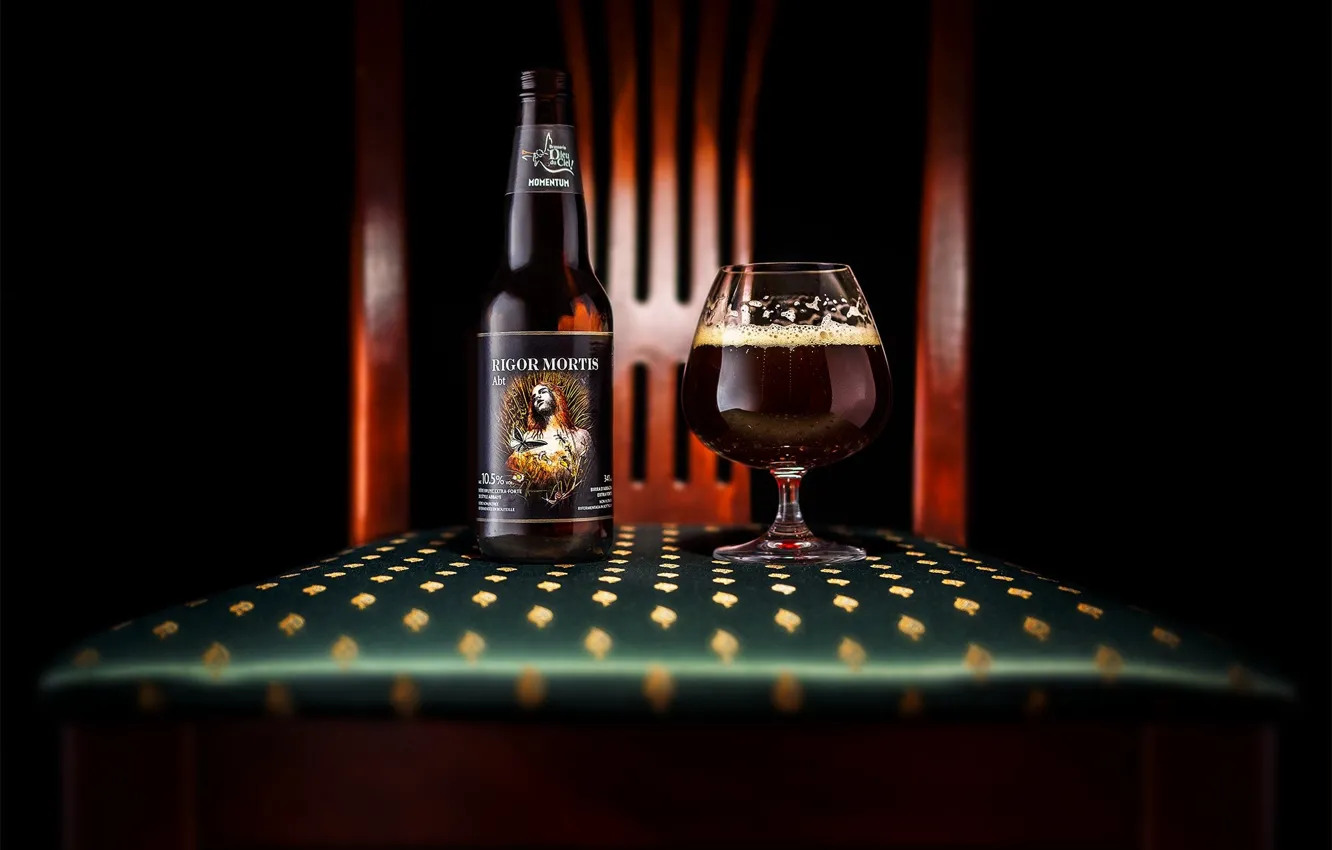 Photo wallpaper glass, beer, drink, brand