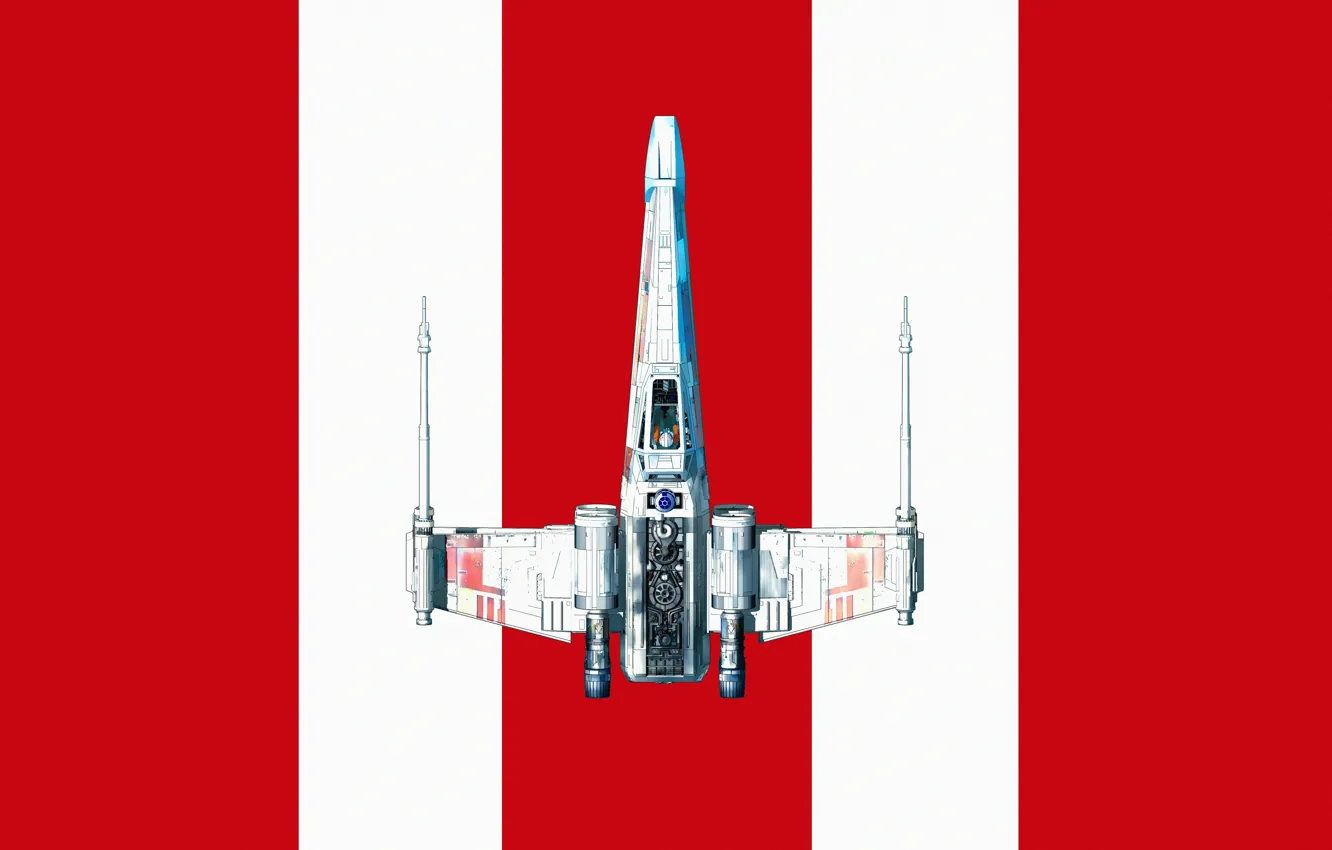 Photo wallpaper fiction, minimalism, Star Wars, art, star wars, the view from the top, science fiction, spaceship