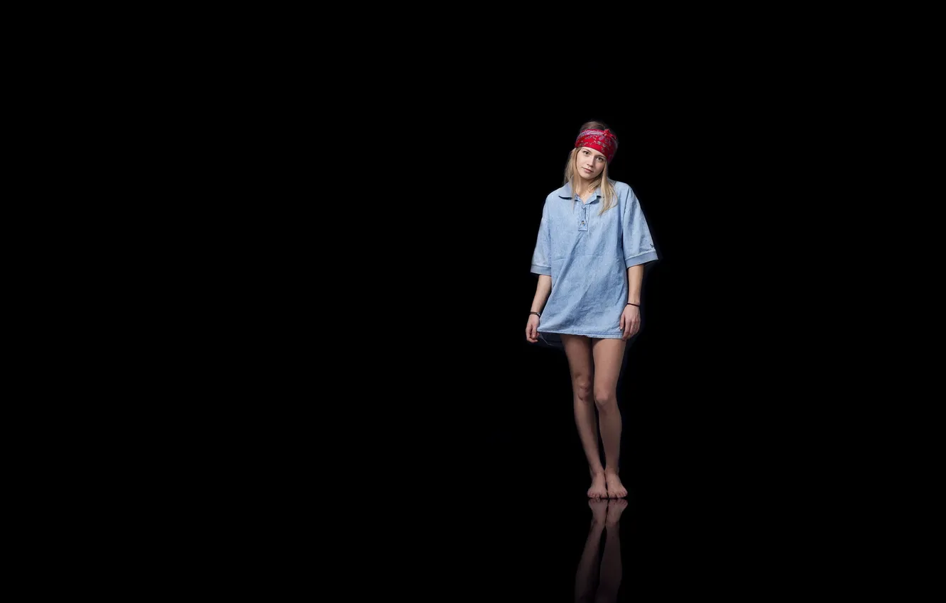 Photo wallpaper girl, pose, background