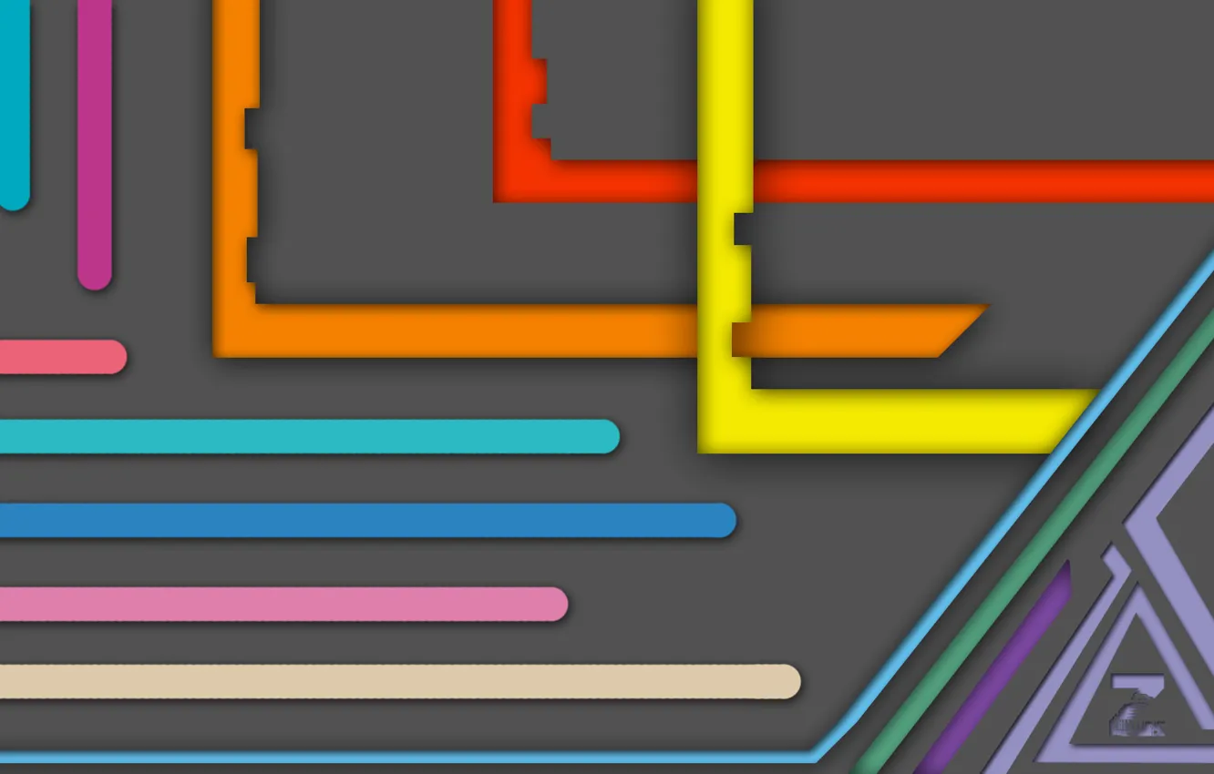 Photo wallpaper colors, rainbow, good, fun, Zero