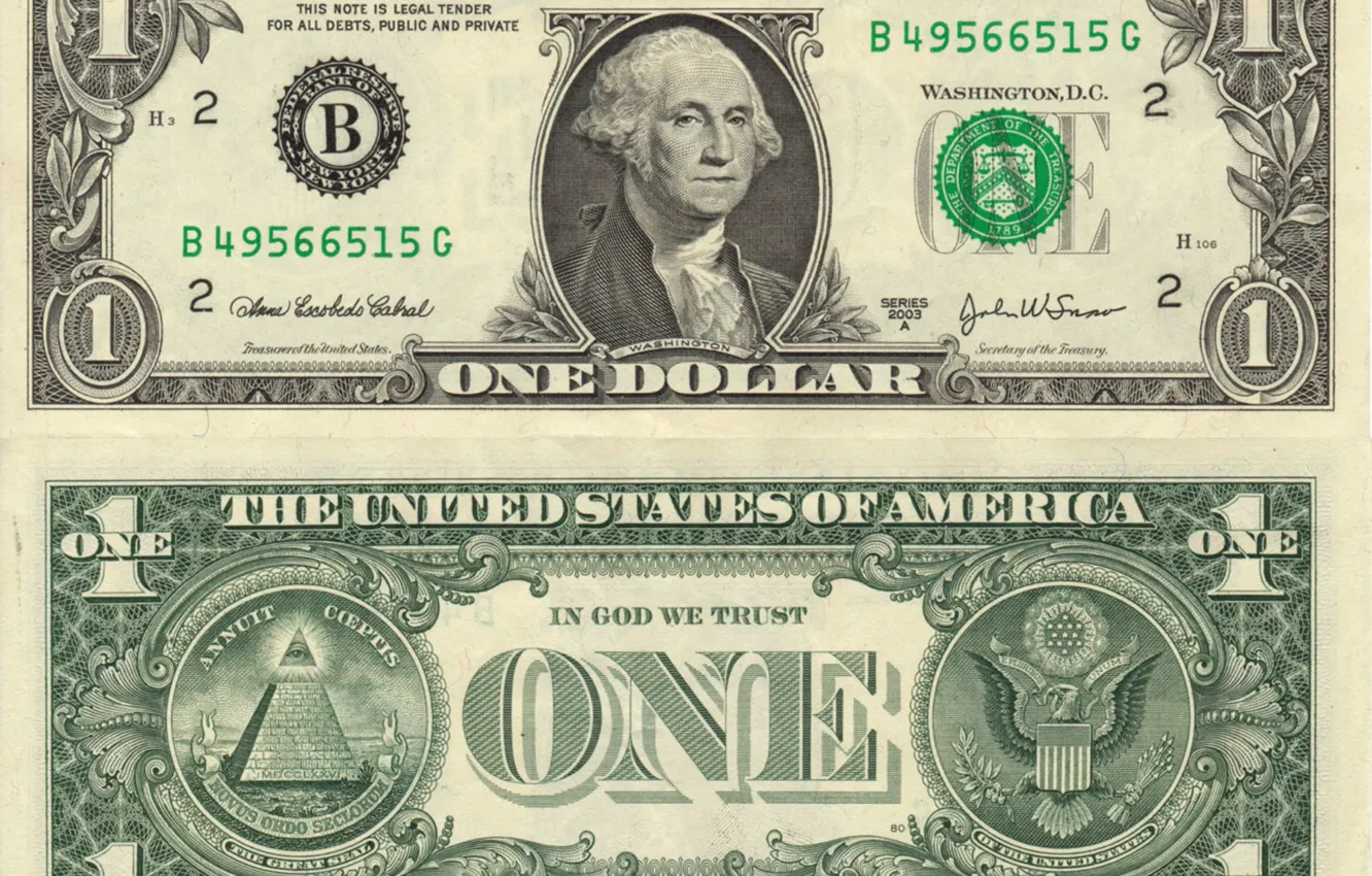 Photo wallpaper money, dollars, currency