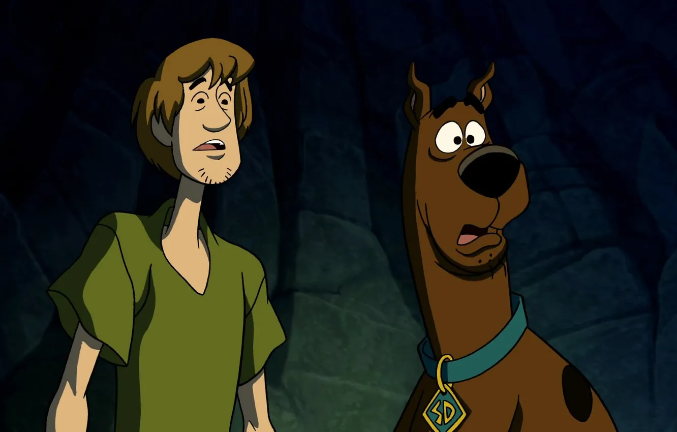 Photo wallpaper cartoon, animation, Shaggy, Scooby-Doo