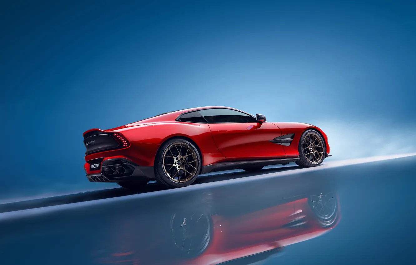 Photo wallpaper Aston Martin, Vanquish, Twin Turbo, High Tech, 2025, British Car, V12 Engine, 1000 NM