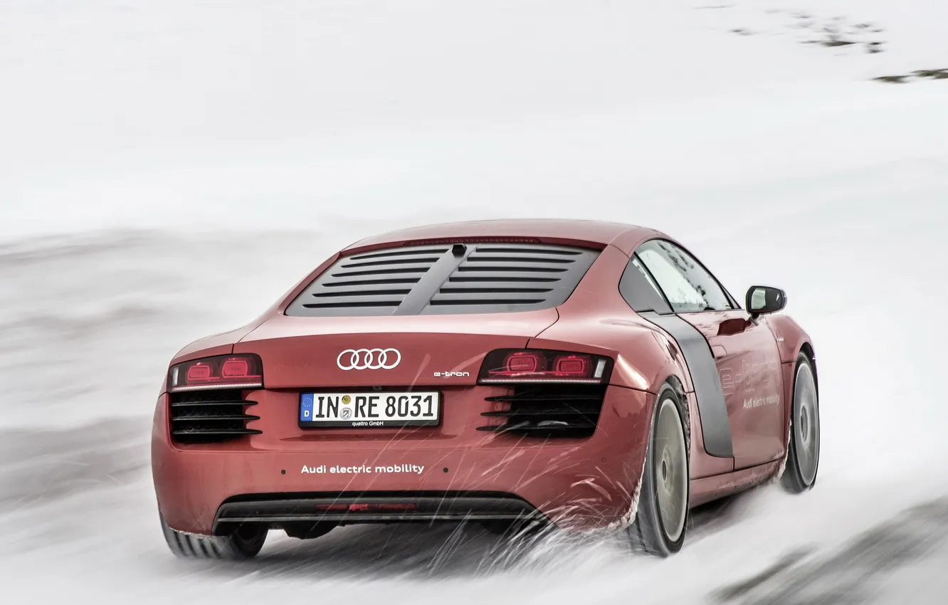 Photo wallpaper auto, Audi, Audi, Prototype, e-tron, back