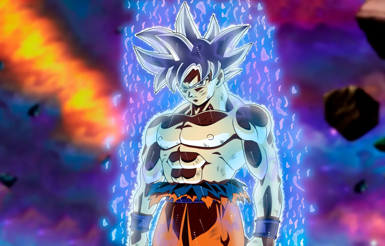 Photo wallpaper games, anime, Ball Super, Ultra Instinct Goku