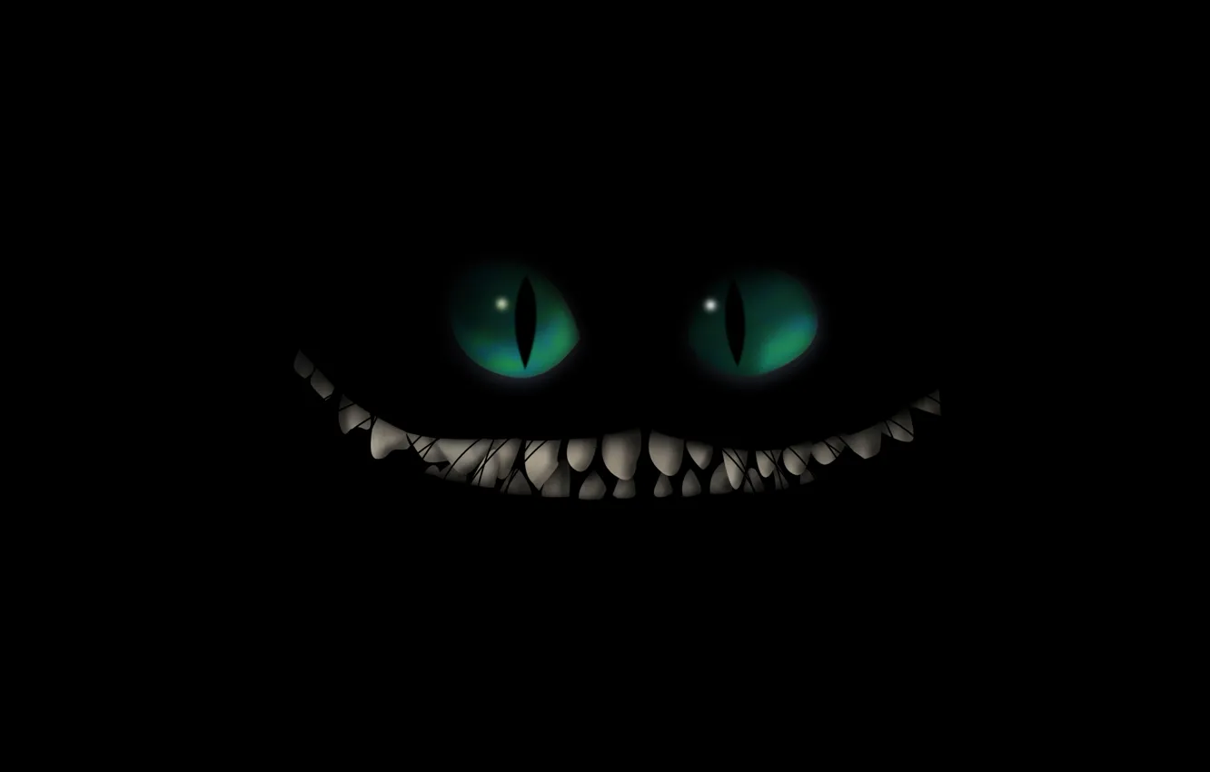 Photo wallpaper cat, smile, Cheshire cat