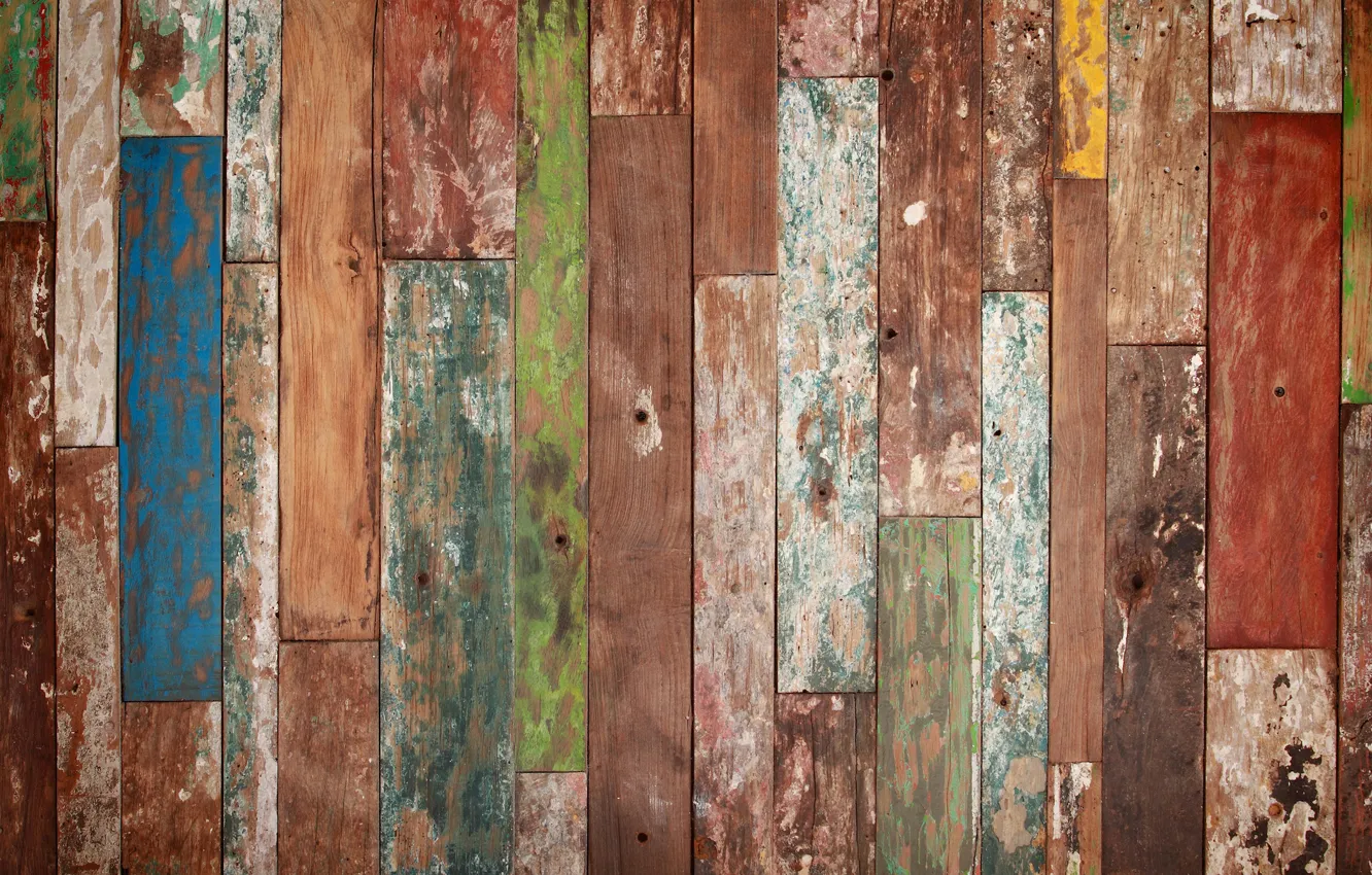 Photo wallpaper vintage, wood, background