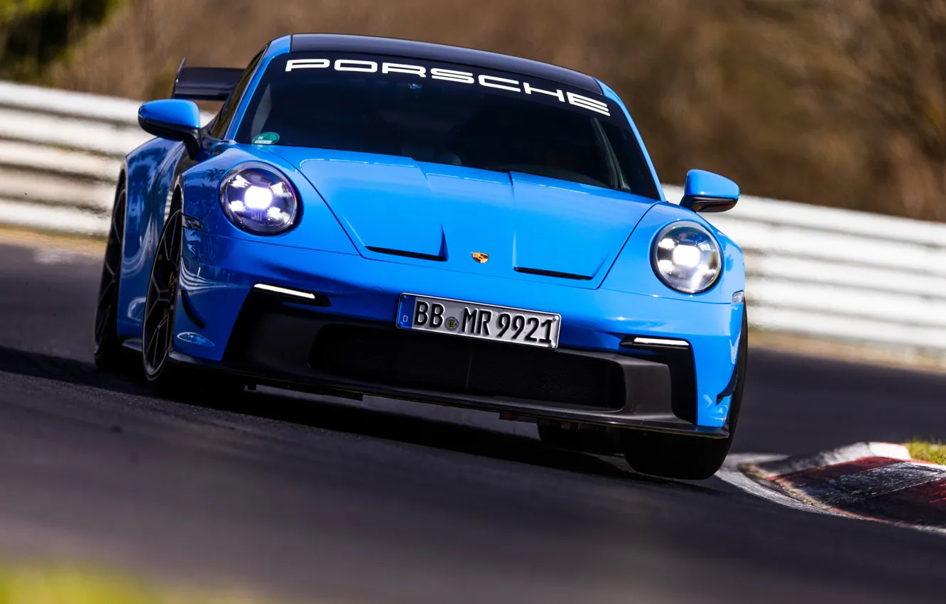 Photo wallpaper speed, 911, Porsche, GT3, racing track, 2022, Porsche 911 GT3 Manthey Performance Kit, Manthey Performance …