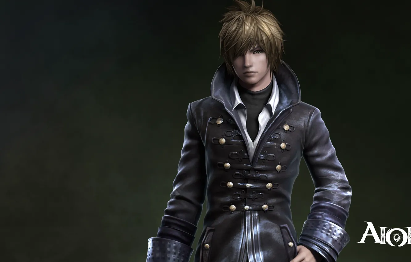 Photo wallpaper the game, guy, Aion