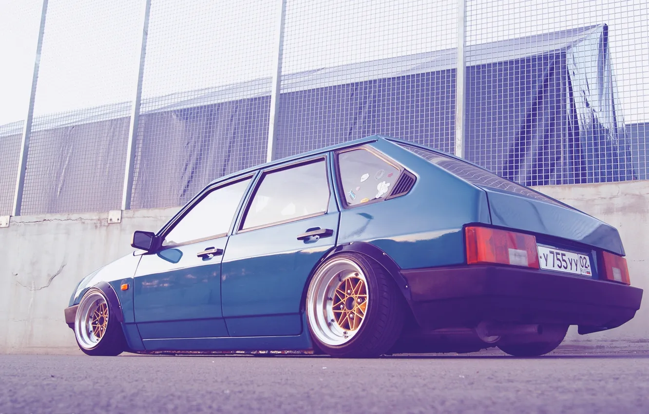 Photo wallpaper Machine, Tuning, Style, 2109, Tuning, VAZ, Stance, Stens