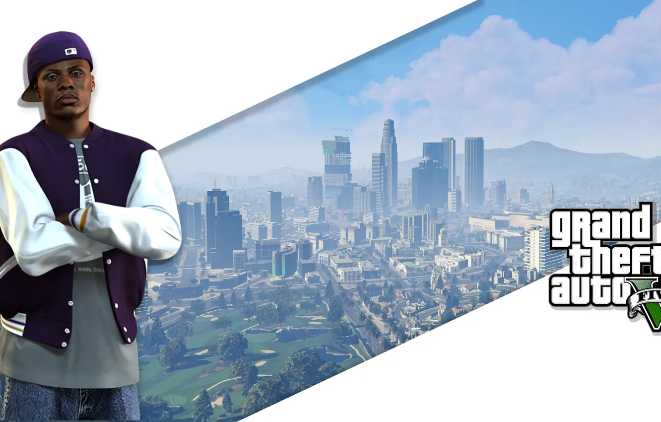 Photo wallpaper Grand, auto, Downtown, Grand Theft Auto V, gta5, Grand Theft Auto 5, ghetto, theft