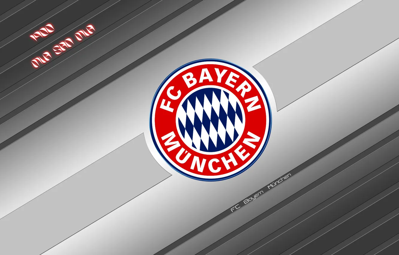 Photo wallpaper wallpaper, sport, logo, football, Bayern Munchen