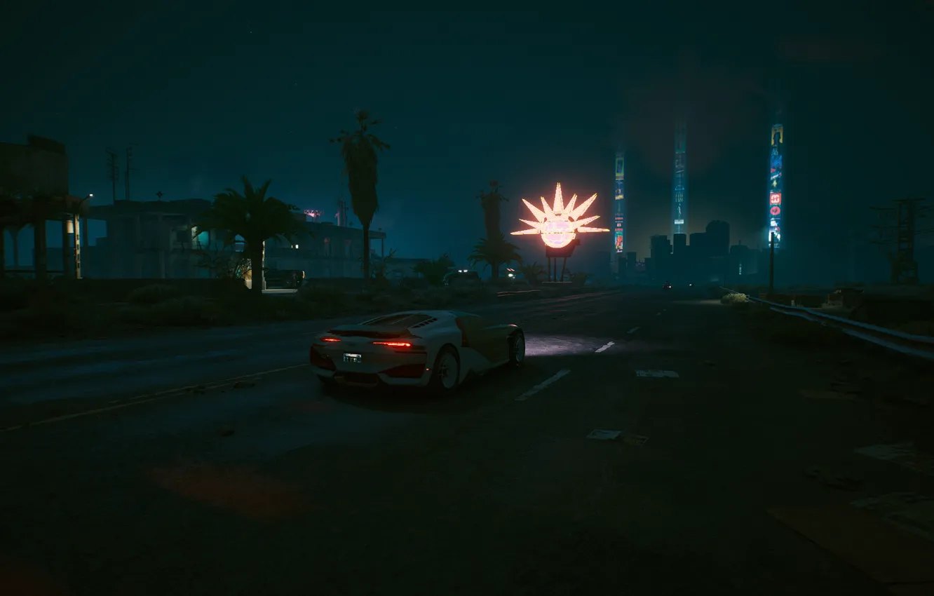 Photo wallpaper future, cyberpunk, rpg, night city, CD Projekt RED, Cyberpunk 2077, Video Game, Cyberpunk