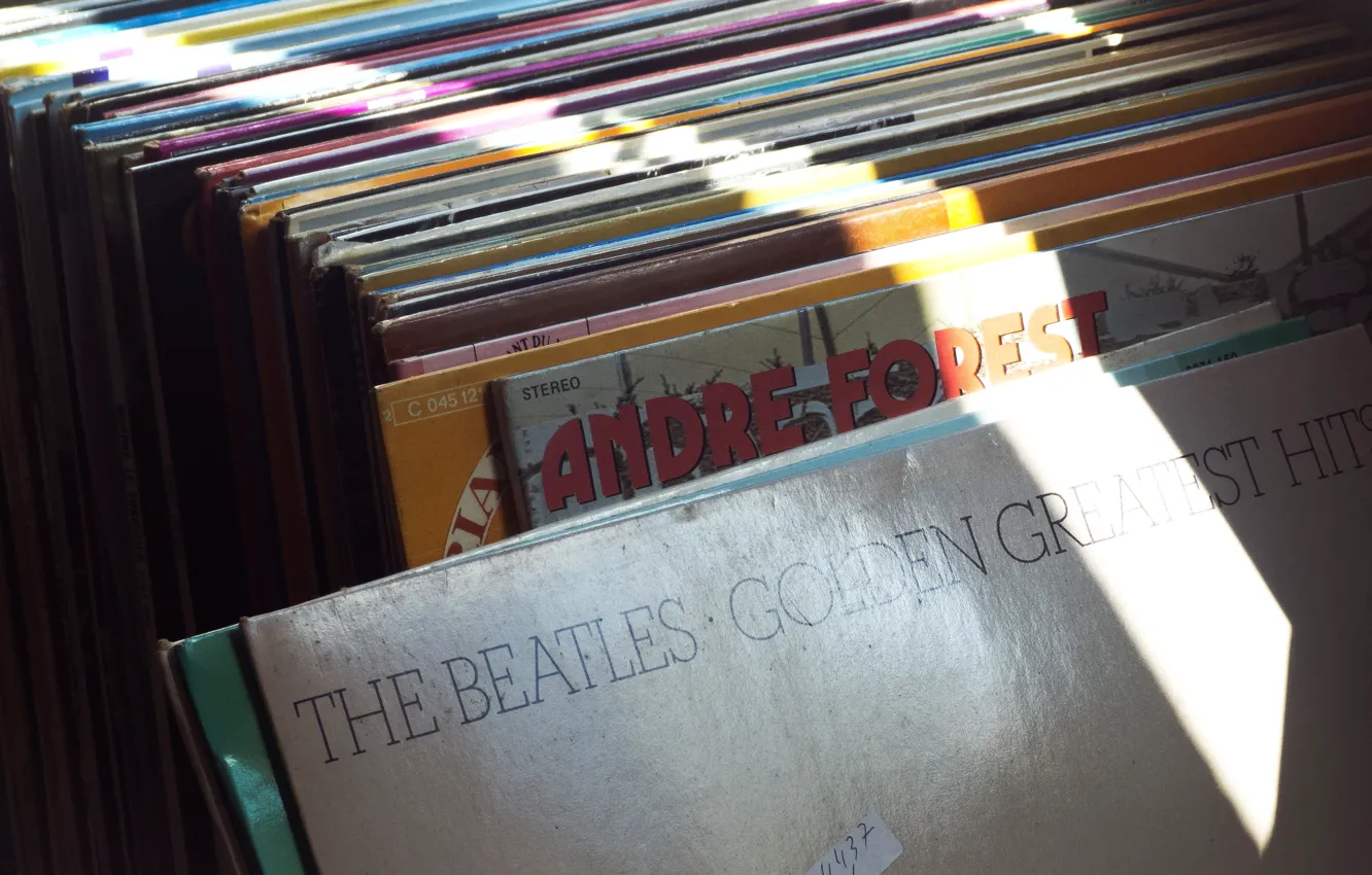 Photo wallpaper music, vinyl, record