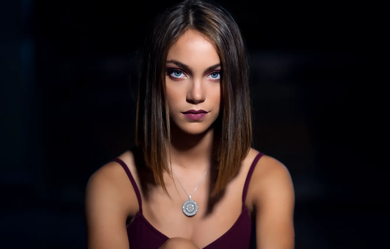 Photo wallpaper girl, portrait, Silvia