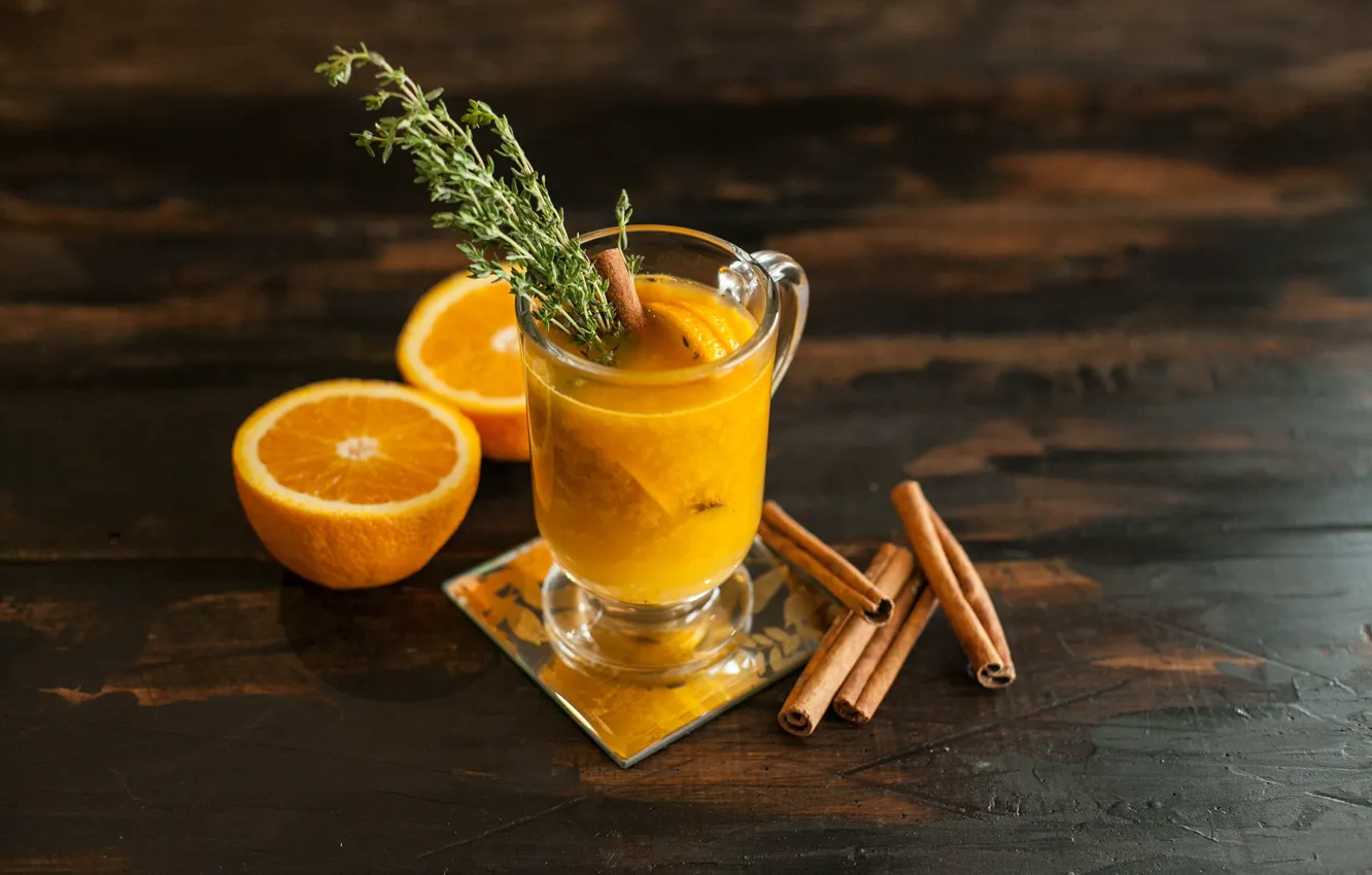 Photo wallpaper orange, juice, drink, citrus
