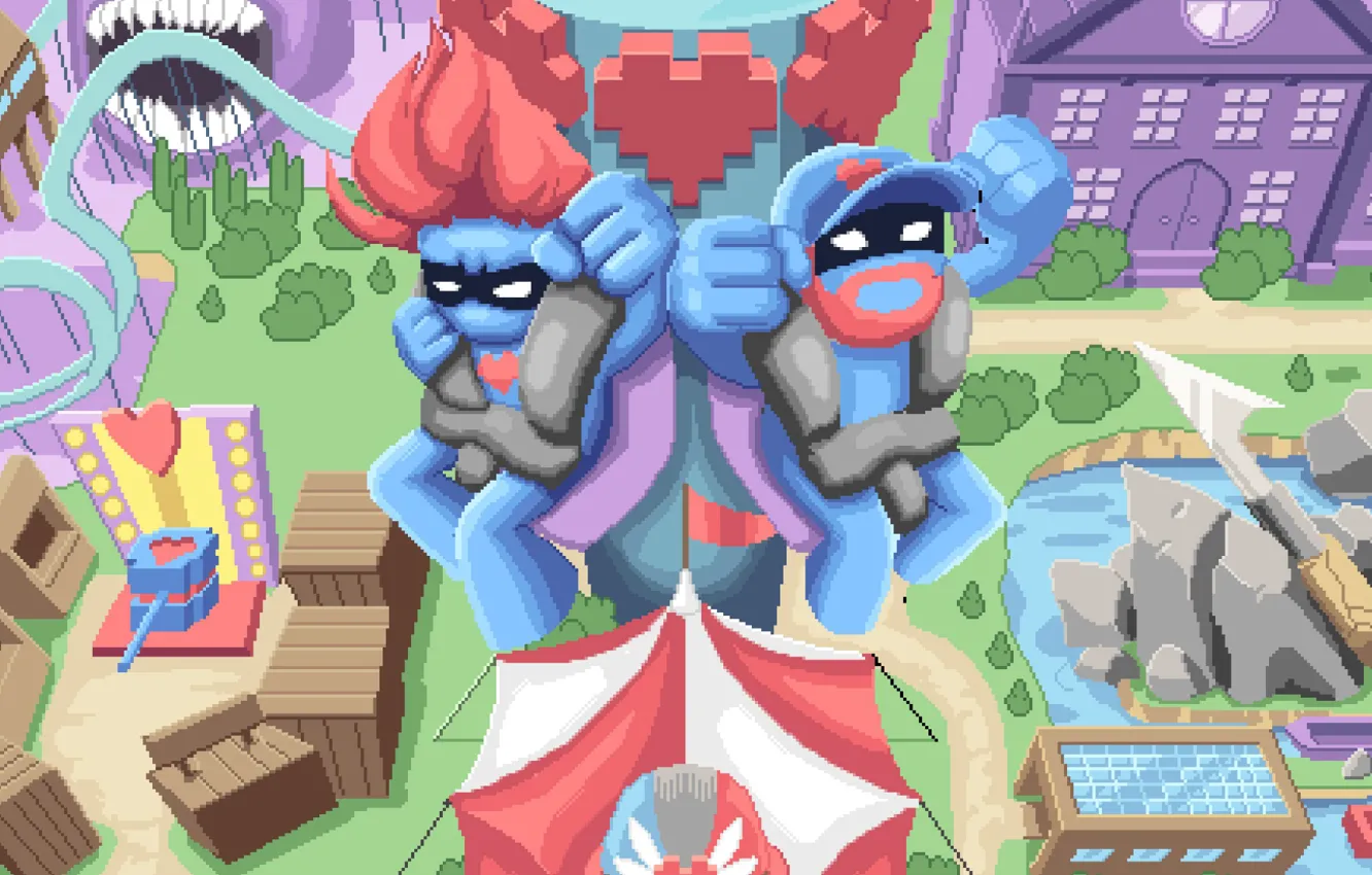 Photo wallpaper Music, Cover, Monstercat, Pegboard Nerds, Full Hearts EP