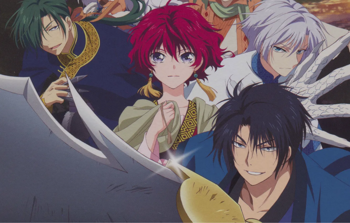 Photo wallpaper look, smile, each, art, Dawn Yona, Yona, Akatsuki no Yona, Mizuho Kusanagi