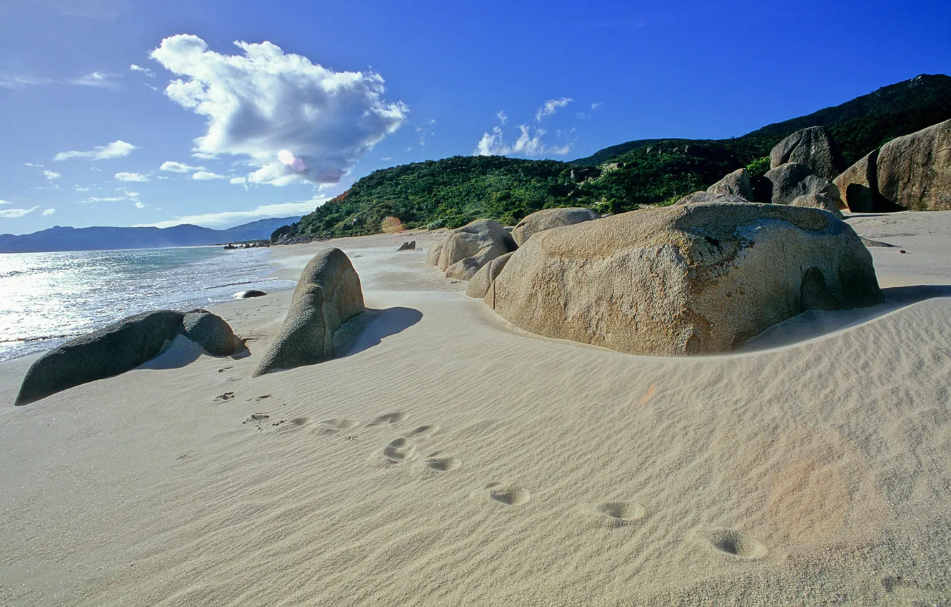 Photo wallpaper China, Beach at Yalong Bay, in Sanya