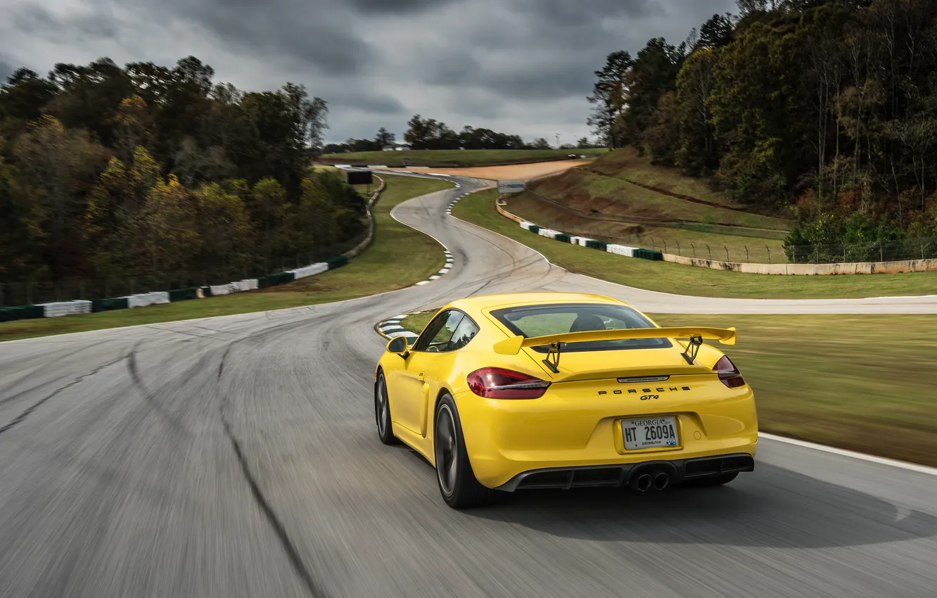 Photo wallpaper Porsche, Cayman, Porsche, GT4, Caiman