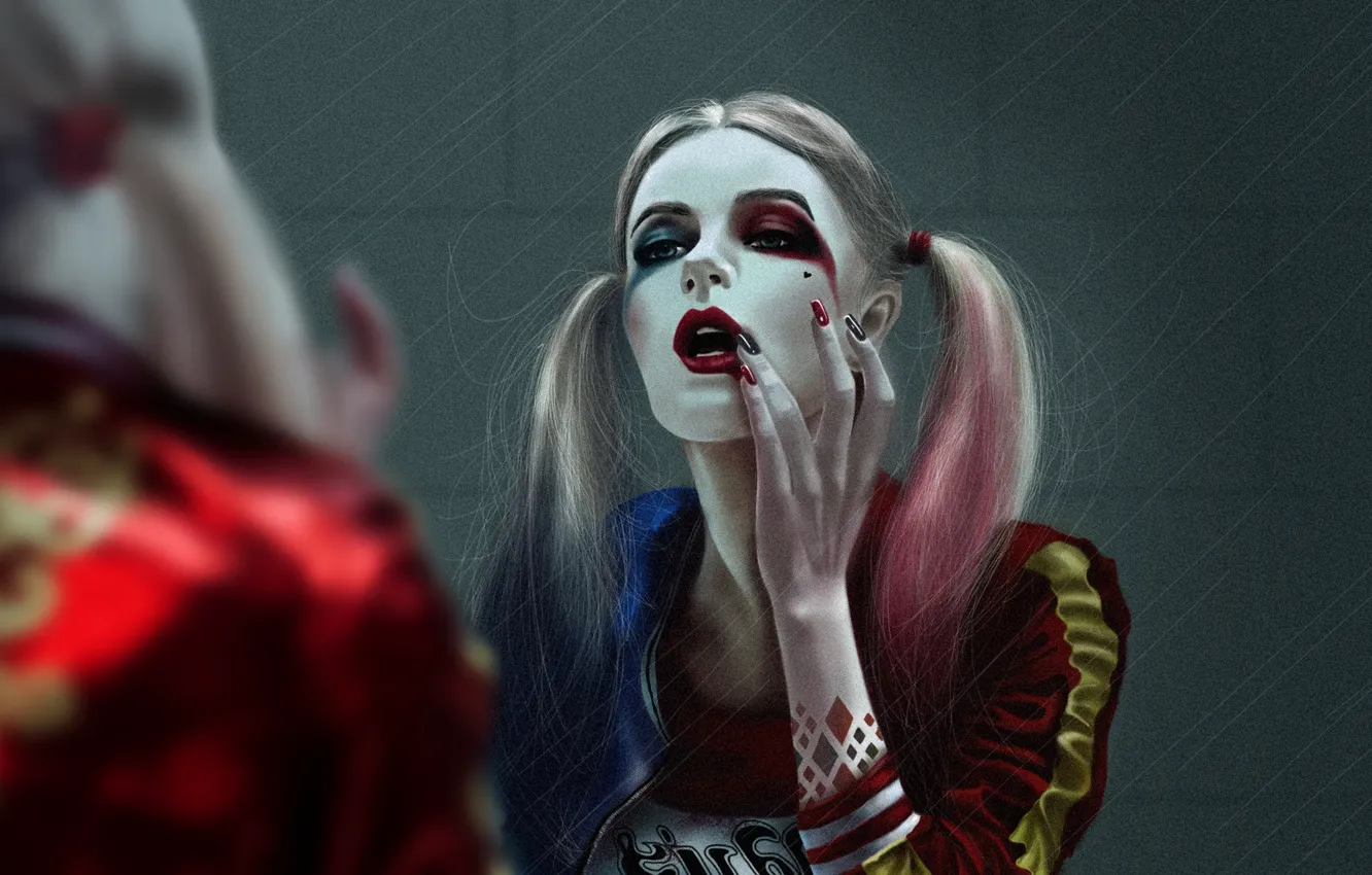 Photo wallpaper Girl, Figure, Art, Art, Harley Quinn, Comics, DC Comics, Harley Quinn