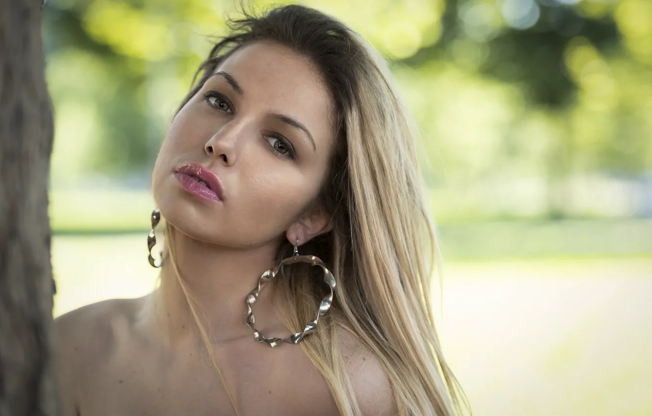 Photo wallpaper Martina, hair, cutie, face, look