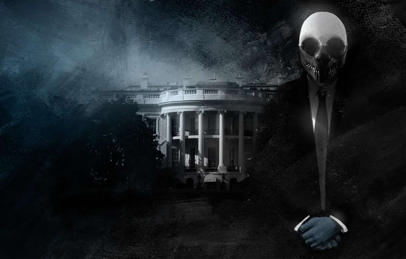 Photo wallpaper Mask, Wolf, The white house, Overkill Software, PAYDAY 2, Wolfe, the White House