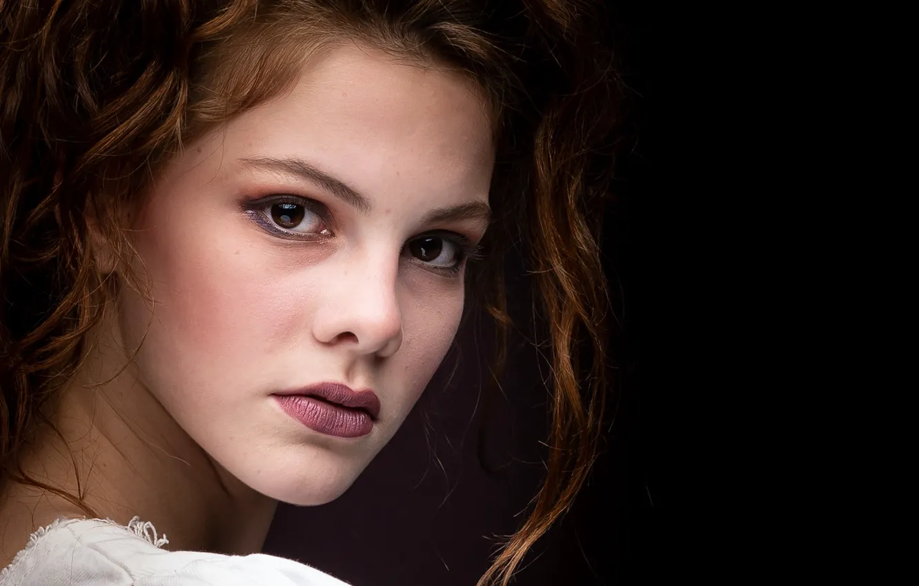 Photo wallpaper look, girl, model, portrait