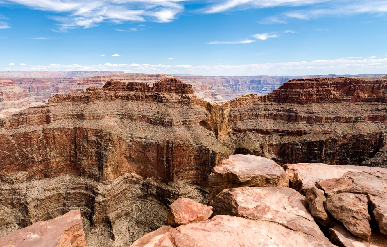 Photo wallpaper Grand, USA, Eagle, sky, stone, Arizona, blue, brown