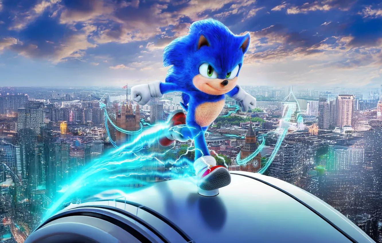 Photo wallpaper Sonic The Hedgehog 3, Sonic, poster, fantasy, Sonic, Sonic 3