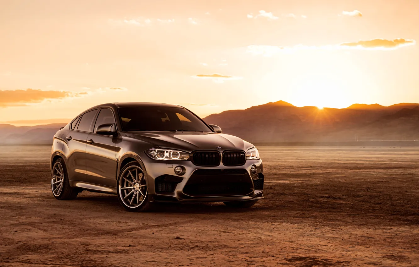Photo wallpaper nature, design, style, the front, BMW X6M
