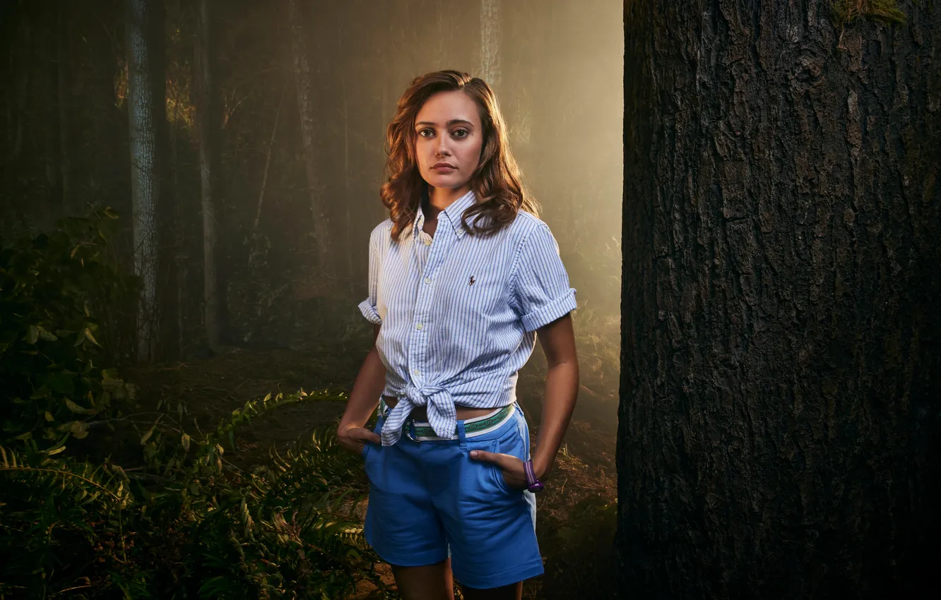 Photo wallpaper girl, actress, long-haired, Ella Purnell