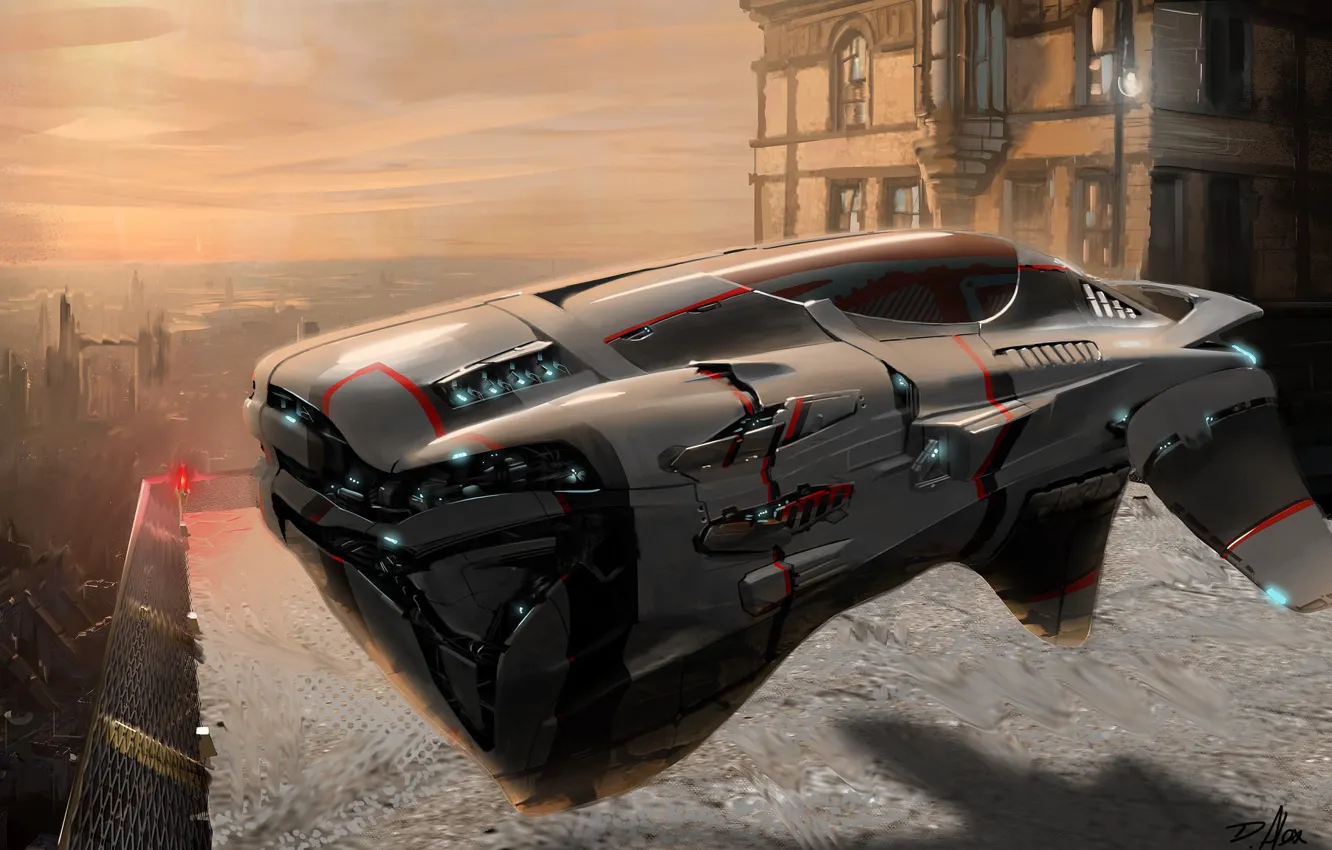 Photo wallpaper the city, shadow, Playground, camera, Mako