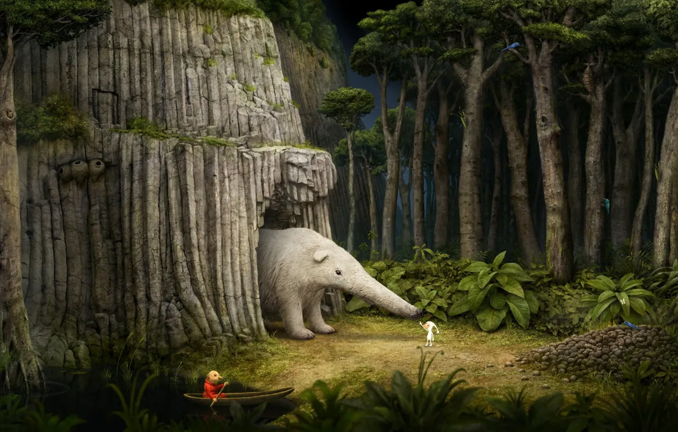 Photo wallpaper game, fantasyworld, Samorost