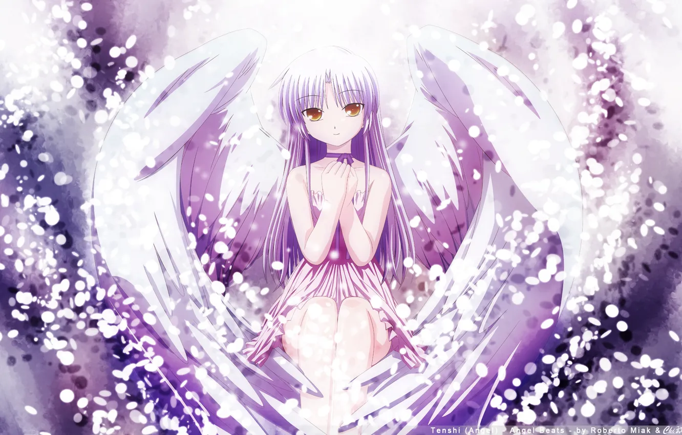 Photo wallpaper Angel, Tenshi, Angel, angel beats, Angel beats, Canada, Canada.