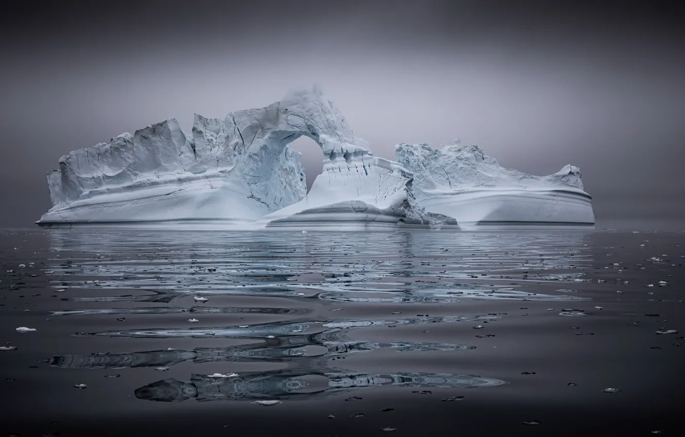 Photo wallpaper nature, Greenland, Disko Bay