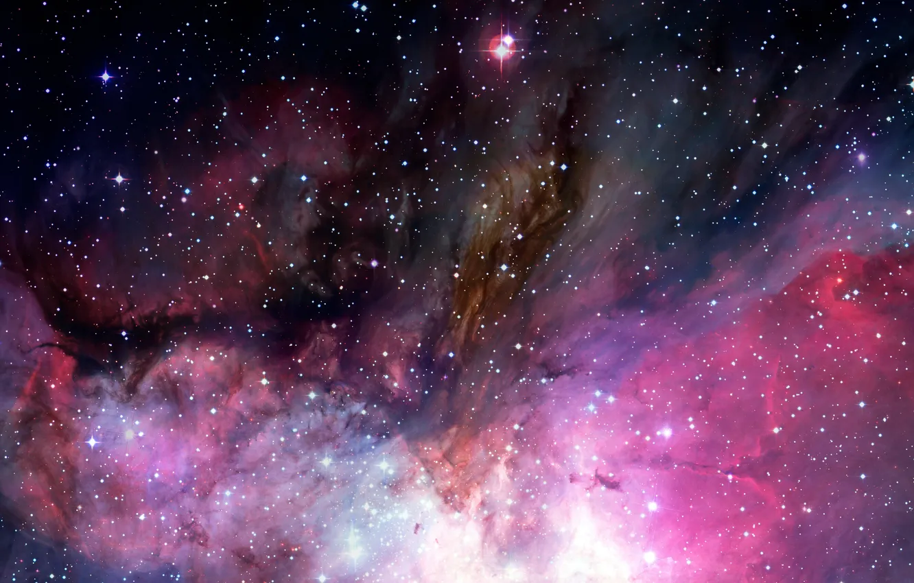 Photo wallpaper NASA, nature, nebula, night, planet, nebulae, outer, orbit