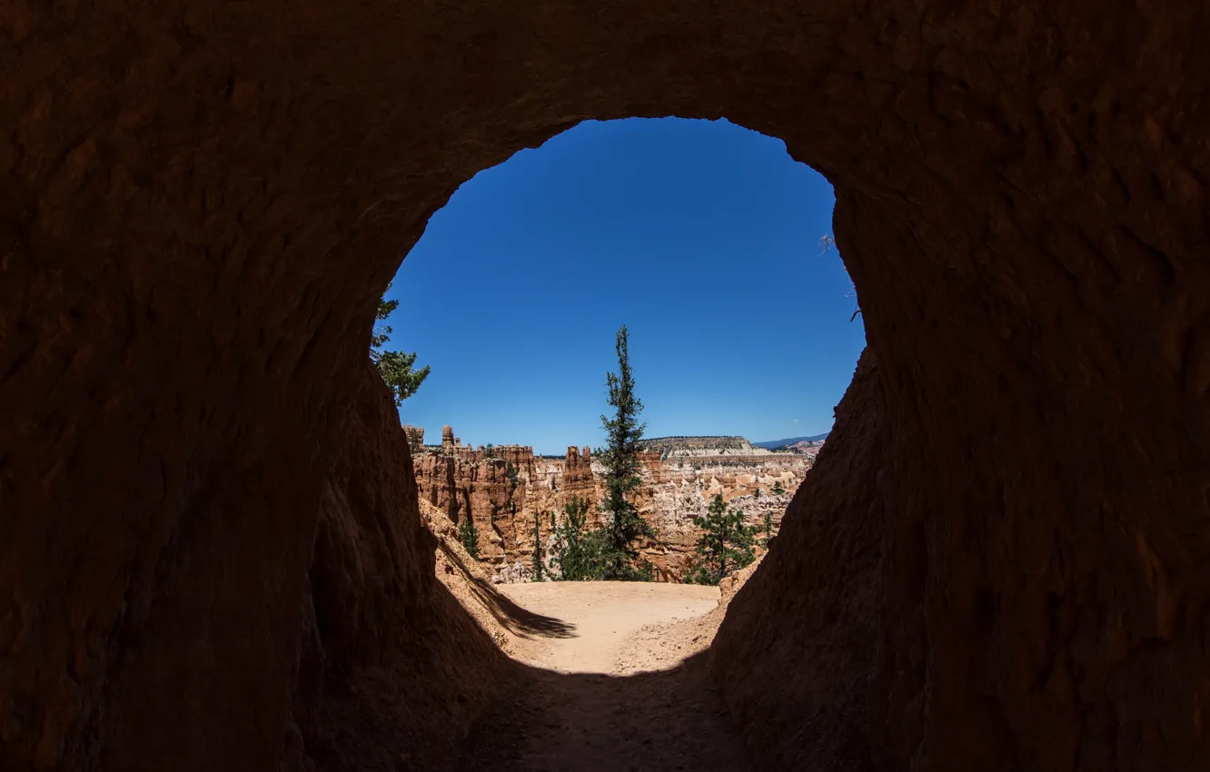 Photo wallpaper mountains, rocks, Utah, USA, Bryce Canyon, national Park