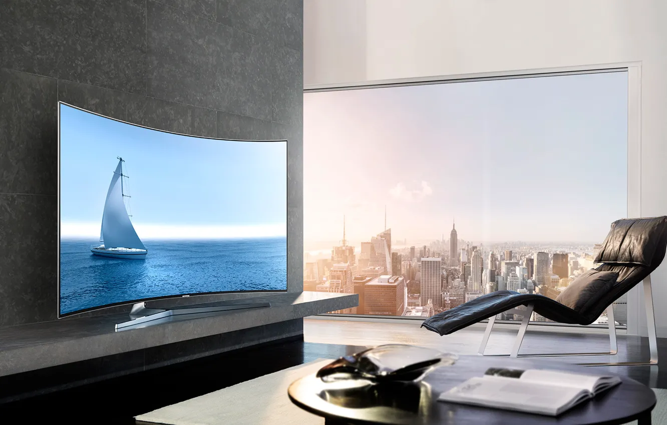 Photo wallpaper design, comfort, living room