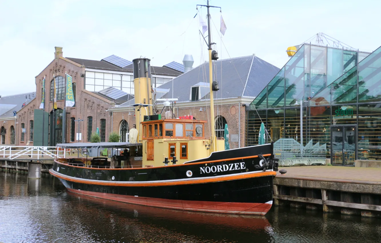Photo wallpaper ship, Museum, Netherlands, Noordzee