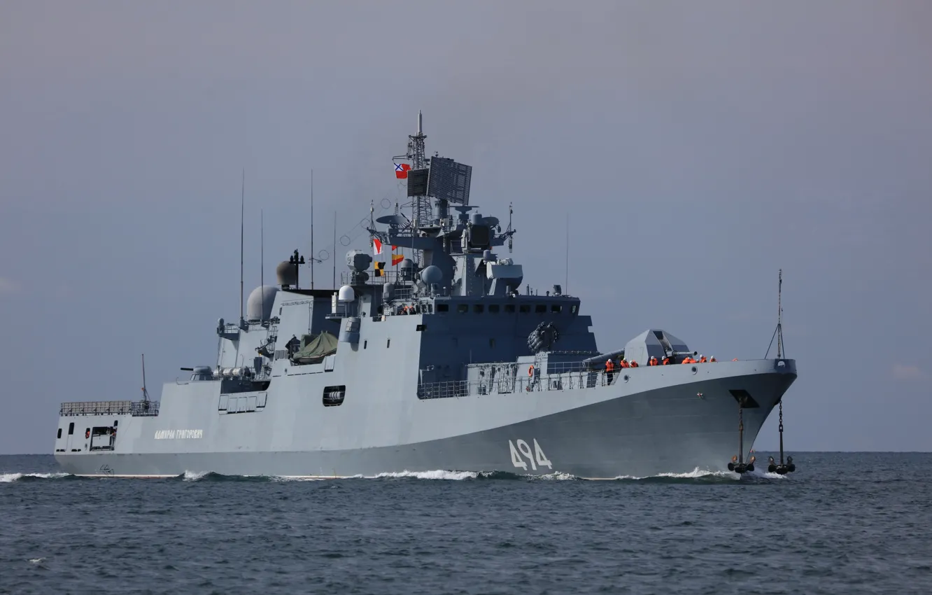 Photo wallpaper frigate, Admiral Grigorovich, Novice1975