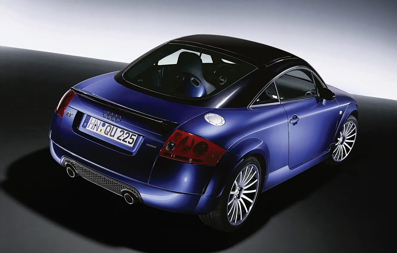 Photo wallpaper blue, Audi, car